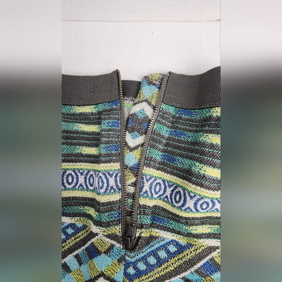 VINTAGE AMERICAN EAGLE OUTFITTERS WOMEN'S MINI SKIRT, SIZE 8, MULTICOLOR - Picture 5 of 10